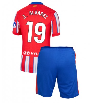 Atletico Madrid Julian Alvarez #19 Hemmakläder Barn 2024-25 Kortärmad (+ Korta byxor)